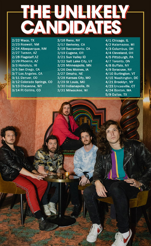 The Unlikely Candidates Announce 2020 Headline Tour Image