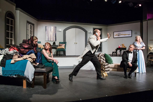 Review: Opening Night Frantic Antics Fuel the Humor in Terrence McNally's IT'S ONLY A PLAY at the Morgan-Wixson Theatre 