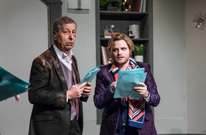 Review: Opening Night Frantic Antics Fuel the Humor in Terrence McNally's IT'S ONLY A PLAY at the Morgan-Wixson Theatre  Image