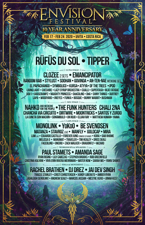 Envision Festival Adds Rufus du Sol, Tipper, Nahko & More to Lineup 