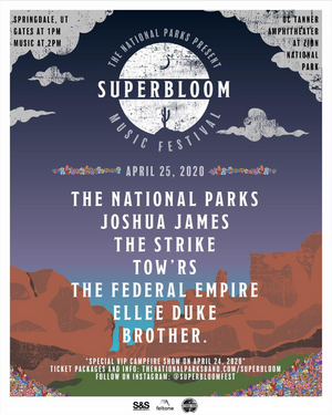 The National Parks Announce First-Ever Superbloom Music Festival 