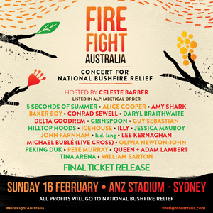 Michael Buble & 5 Seconds Of Summer Join Lineup For Fire Fight Australia 