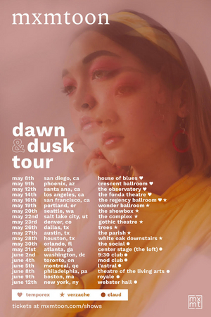 mxmtoon Announces North American 'dawn & dusk tour' 