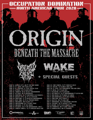 Beneath The Massacre Join Origin on Tour Image