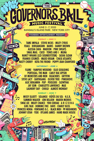 Governors Ball Announces By-Day Lineup + Single-Day Tickets Image