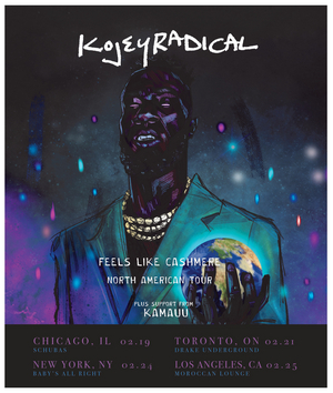 Kojey Radical Announces Support For First North American Tour 'Feels Like Cashmere' 