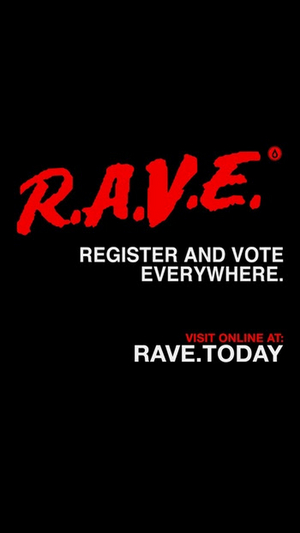 Disco Donnie Presents Partners With Headcount on R.A.V.E (Register And Vote Everywhere) 