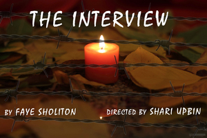 The B'nai Torah Cultural Arts Series Presents Faye Sholiton's THE INTERVIEW 