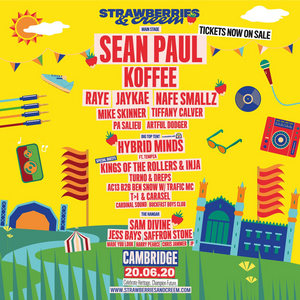 Sean Paul, Koffee to Headline Strawberries & Creem 2020 