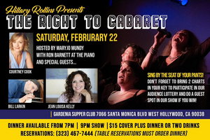Hillary Rollins Presents THE RIGHT TO CABARET at The Gardenia Supper Club Image