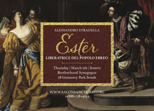 ESTER, LIBERATRICE DEL POPOLO EBREO to be Performed at Brotherhood Synagogue 