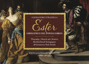 ESTER, LIBERATRICE DEL POPOLO EBREO to be Performed at Brotherhood Synagogue Image
