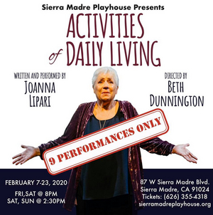 Review: Joanna Lipari Illuminates Universal Lessons Learned During a Life Well Lived in ACTIVITIES OF DAILY LIVING 