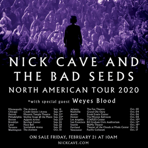Nick Cave and The Bad Seeds Announce Fall 2020 North American Tour 
