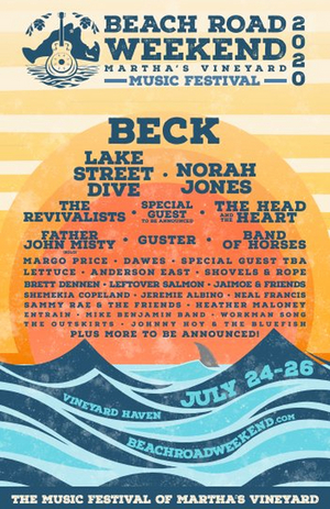 Beck, Norah Jones and Lake Street Dive to Headline Beach Road Weekend Music Festival 