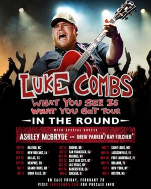Luke Combs Extends 'What You See Is What You Get Tour' Image