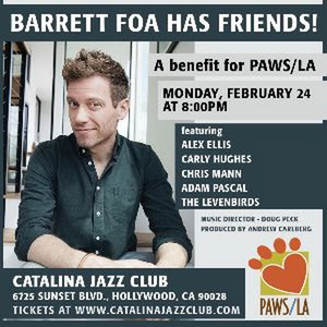 PAWS/LA Will Present a One Night Only Benefit Event BARRETT FOA HAS FRIENDS! Image