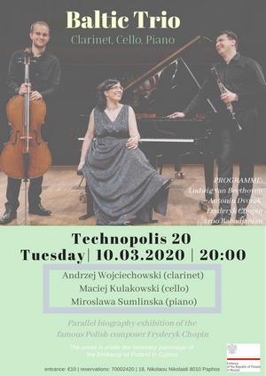 The Baltic Trio Present a Concert at Technopolis 20 