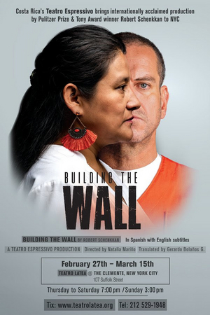 BUILDING THE WALL by Pulitzer Prize/Tony Award winner
Robert Schenkkan begins Feb. 27 at Spin Cylce 