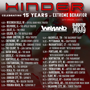 Hinder Announce 'Extreme Behavior' 15th Anniversary Tour Image