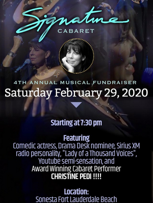 Island City Stage Hosts 4th Annual Signature Cabaret with Christine Pedi 