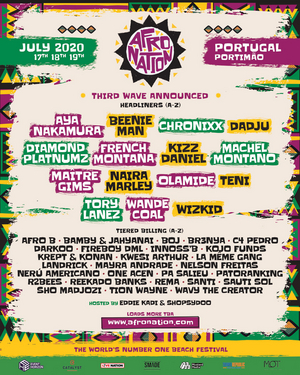 Afro Nation Portugal 2020 Announce Third Wave Of Artists 