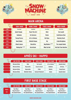 Snow Machine Unveils Festival Stages, Running Times, ZHU Cercle Set & More 