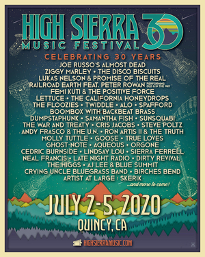 High Sierra Music Festival Announces Ziggy Marley, The Disco Biscuits, Lukas Nelson, and More 