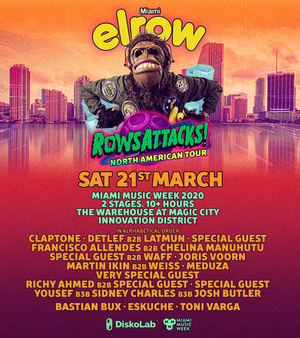 elrow Reveals Initial Line Up for Miami Music Week 