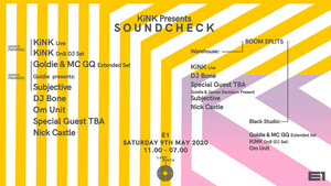 KiNK Presents Soundcheck at E1 on May 9 