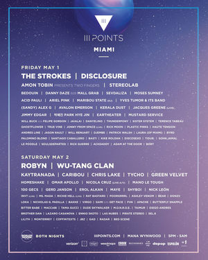 III Points Reveals Daily Lineup Image