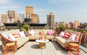 MONDRIAN TERRACE Transforms to Rosé Terrace for Spring Party on 3/20 