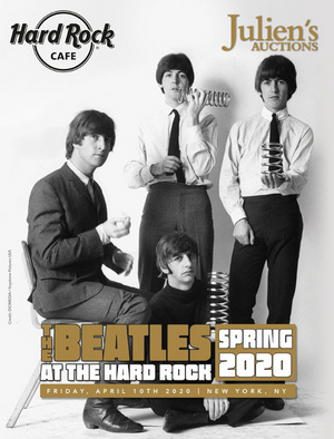 Julien's Auctions Announces THE BEATLES AT HARD ROCK CAFE Image