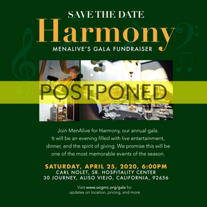 MenAlive to Postpone Harmony Gala 