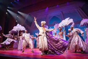 Broadway Brainteasers: ALADDIN Three Wishes Word Search Image