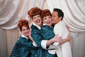 Photo Flash: WILL & GRACE Loves Lucy! See New Photos From the Set Image
