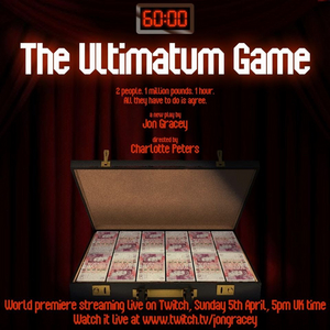 World Premiere Of New Play, THE ULTIMATUM GAME Live Streams On Sunday Image