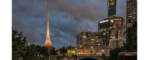 Melbourne's Iconic Spire Lit As A Beacon Of Hope For Victoria 