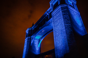 Starlight Goes Blue To Honor Essential Workers Image