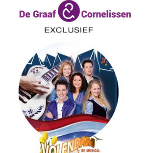 Feature: DERDE TITEL TOEGEVOEGD AAN DG&C EXCLUSIEF  PRODUCENT DE GRAAF EN CORNELISSEN PLAATST VOLENDAM DE MUSICAL INTEGRAAL OP YOUTUBE Image