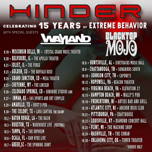 Hinder Announce Rescheduled Live Dates 
