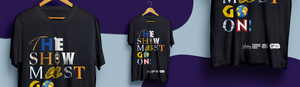 Theatre Support Fund Launches 'The Show Must Go On' T-Shirt Image