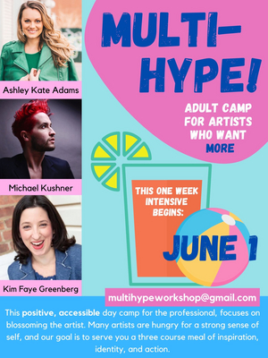 Ashley Kate Adams, Michael Kushner, and Kimberly Faye Greenberg Join Forces For New Class For The Professional Artist Image
