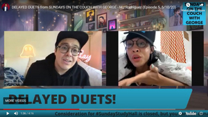 VIDEO: George Salazar and MJ Rodriguez Sing 'Suddenly Seymour' on SUNDAYS ON THE COUCH WITH GEORGE Image