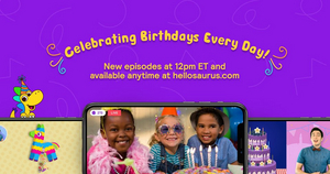 Hellosaurus Launches Interactive 'Birthday Show' for Ages 3-8 Hosted by Tim Kubart Image