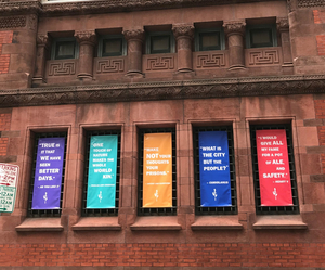Chesapeake Shakespeare Updates Facade With Inspiring Quotes to Connect With Neighbors During the Health Crisis 