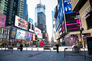 Times Square Billboards Will Go Dark on Wednesday in Support of Restaurants, Hospitality Businesses, and Non-Profits Image
