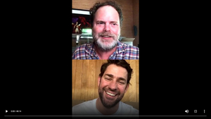VIDEO: John Krasinski And Rainn Wilson Talk Bringing Good News To The Internet Image