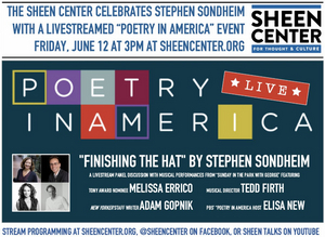 The Sheen Center to Celebrate Sondheim With POETRY IN AMERICA Event Featuring Melissa Melissa Errico and More  Image