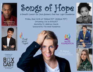 Telly Leung, Michael McElroy & More Will Raise Their Voices for Find Your Light Foundation in SONGS OF HOPE 